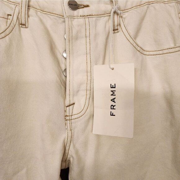 FRAME Le Slouch low-rise straight-leg jeans SIZE 26 NWT - Picture 6 of 11